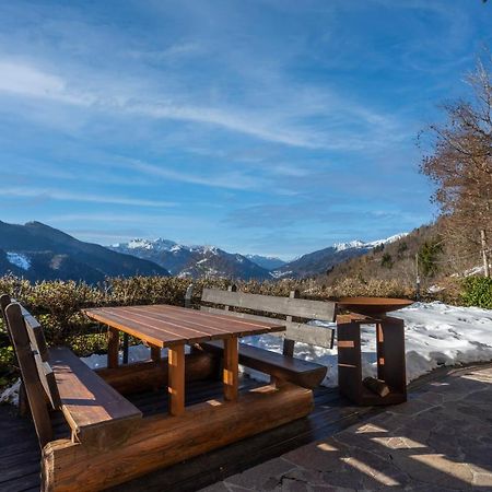 Panoramic House Carnia - Mountain View Apt With Parking And Terraces Villa Ligosullo Kültér fotó