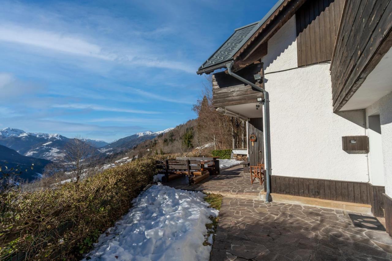 Panoramic House Carnia - Mountain View Apt With Parking And Terraces Villa Ligosullo Kültér fotó