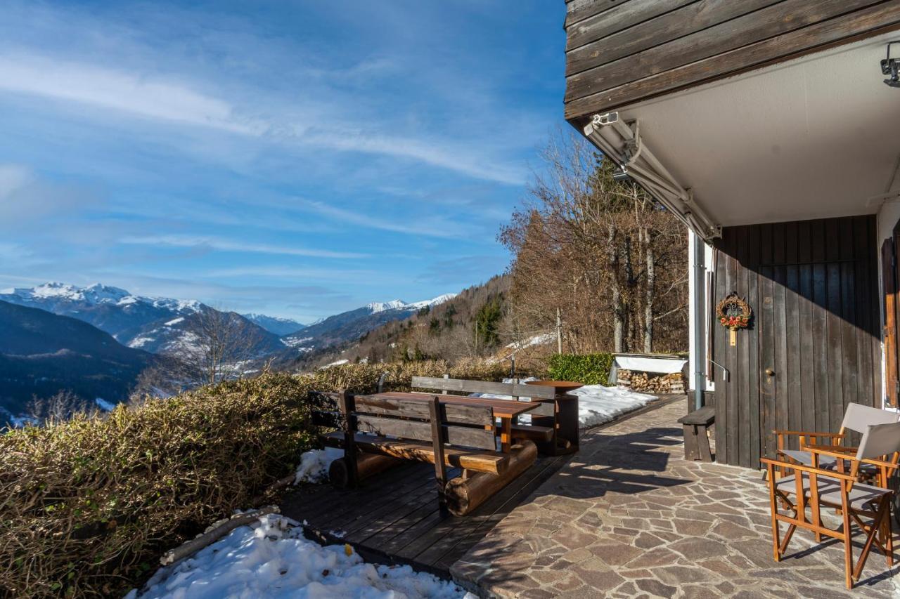 Panoramic House Carnia - Mountain View Apt With Parking And Terraces Villa Ligosullo Kültér fotó