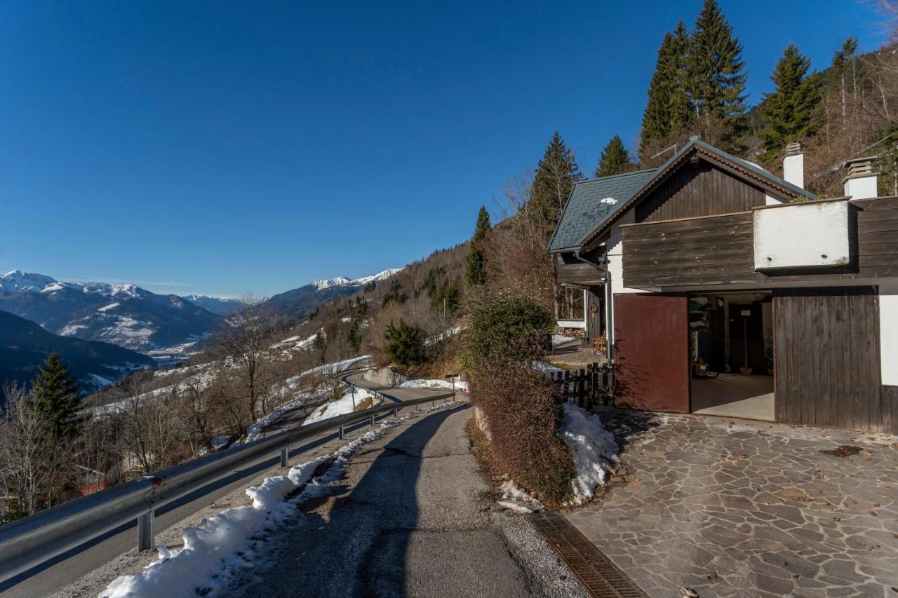 Panoramic House Carnia - Mountain View Apt With Parking And Terraces Villa Ligosullo Kültér fotó